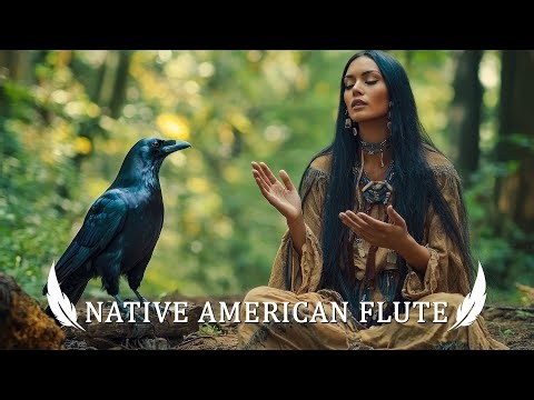 Dark Feather - Native American Flute Music - Sacred, Mystical, Tranquil, Handpan & Flute Melodies