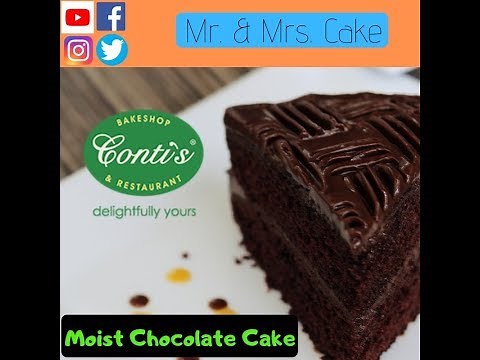 Conti's Moist Chocolate Cake
