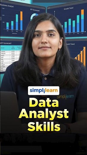 🔥Skills required to become Data Analyst | How to become Data Analyst #shorts #simplilearn