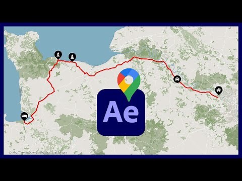 Animate Your Google Maps🌎LOCATION HISTORY Data in After Effects!🌎