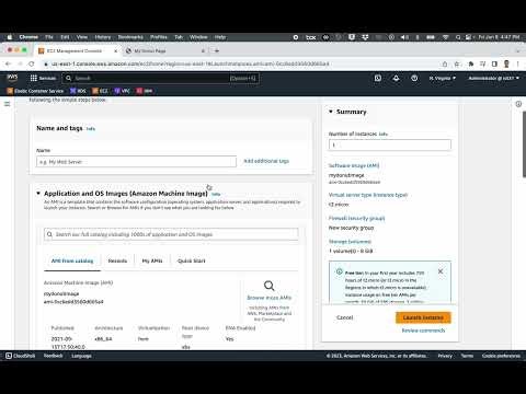 Creating And Using A Golden Image With AWS EC2