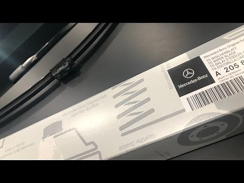 Mercedes C300 W205 Wiper Blade Change