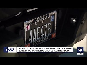 Utah's black and white license plate is now the state’s most popular