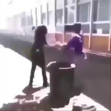 guy gets hit with trash can meme