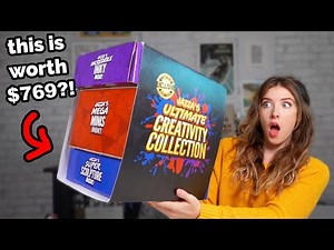 ART BOX Worth..$769?! Opening The WORLDS BIGGEST ART BOX