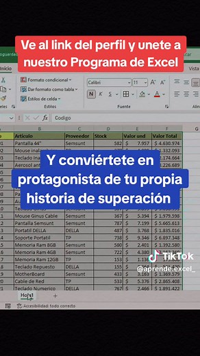 Llegó tu momento, es momento de liberar todo tu potencial con nuestro Programa de Excel 🚀🚀🚀 Ve al link del perfil y obtén más información 💪💪💪 #excel #exceltips #exceltricks #cursosonline #cursoexcel #fyp #parati #trabajo #datos #oficina #finanzas