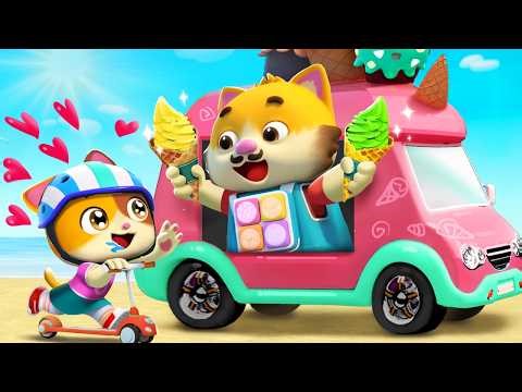 Ice Cream Truck Song | Learn Colors | Nursery Rhymes & Kids Songs | Mimi and Daddy