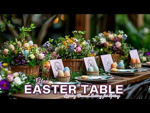 Glam Easter Table Ideas: Luxury Brunch Setting for Spring