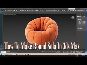 how to make sofa in 3ds max