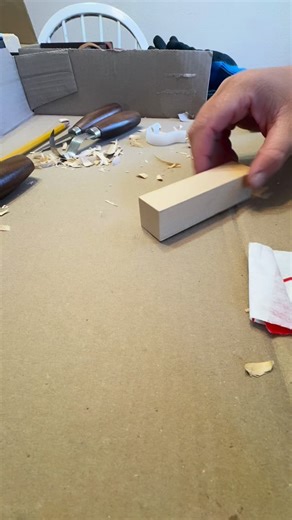 Trying something new! ⛄️ #whittle #christmas #ornaments #handmade #woodcarving | Taylor Rhea Aydelott