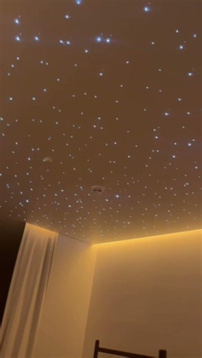 Starry Sky Stretch Ceiling | Fiber Optic Lighting Effect