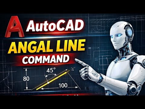 AutoCAD Angle Line Command | Degree me Line Kaise Banaye | Hindi Tutorial 2026 #AutoCAD