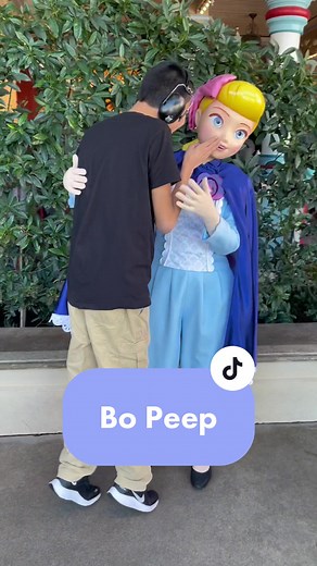 Excited Bo Peep Encounter at Disneyland