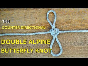Counter directional Double Alpine Butterfly knot