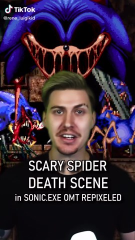 New Scary Spider Death Scene in Sonic.exe One More Time Repixeled