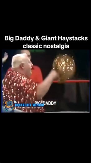 Big Daddy & Giant Haystacks classic nostalgia #bigdaddy #gianthaystacks #wwf #wwe #wrestlemania #wrestling #nostalgic #nostalgia #70s #80s #tv #oldschool | Nostalgia Wizard