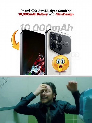 Redmi K90 Ultra Leak: 10,000mAh Battery in Slim Body
