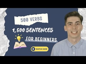 Basic English Lesson | 500 Basic Verbs with 1,500 Sentences Examples | Learn English While Sleeping