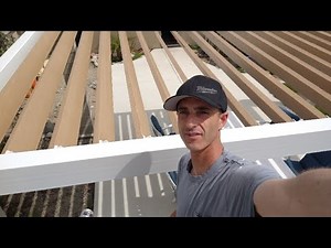 Building a metal pergola
