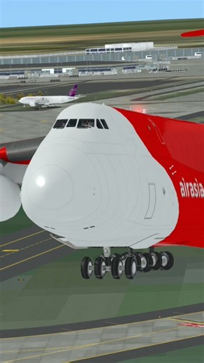 🛫🇮🇩🛫 #Crosswind #takeoff AirAsia #Lockheed C-5B From Delhi Int'l #Airport #rfs #shorts #aviation