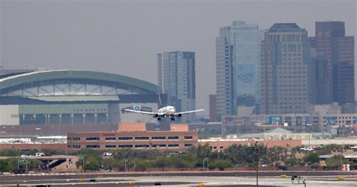 Departures to Phoenix Sky Harbor Airport grounded due to thunderstorms
