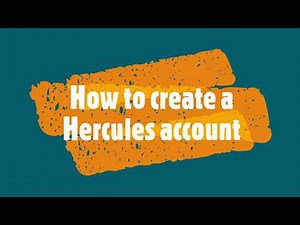 How to create a Hercules account for external users