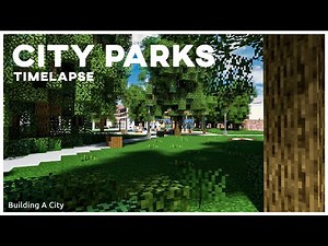Building A City #82 (S2) // Parks & Greenery // Minecraft Timelapse