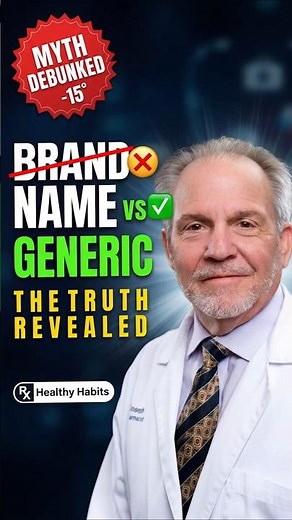 Brand Name vs Generic Medicine — The Truth Your Pharmacist Wants You to Know | RX Healthy Habits