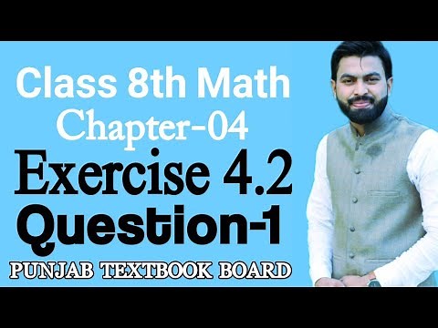 Class 8th Math Unit 4 Exercise 4.2 Question 1-8 Class Math Exercise 4.2 Q1-Financial Arithmetic