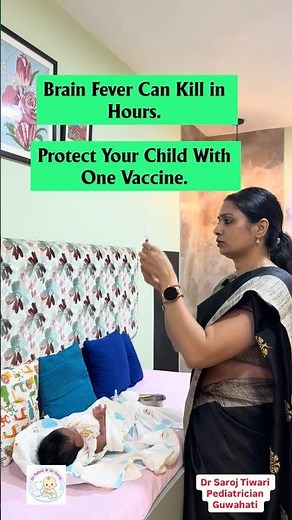 Brain Fever Can Kill in Hours | Protect Your Child with This Vaccine #vaccine