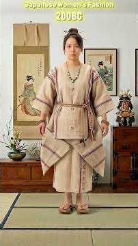 Japanese Women’s Fashion Evolution (600 BC–1 AD) 🇯🇵