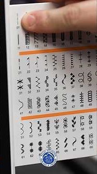 Different Types of Stitches pt. 1 | #stitches #sewingmachine #tutorial