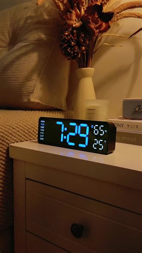 Time, temperature, and trendy— all in one sleek display 🕒✨ Upgrade your space with our Large LED Digital Clock, designed for clarity, silence, and modern style. Find it at https://temu.to/m/gy5o4eo8eap or use this code fej6978 #Temu #TemuFinds