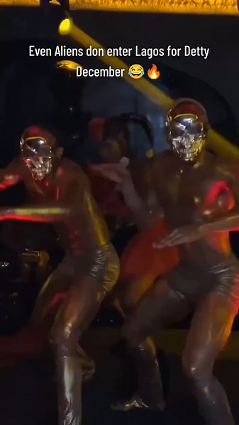 Detty December: Aliens spotted tearing it at Vogue Lagos ... ... #lagos #wizkid #davido