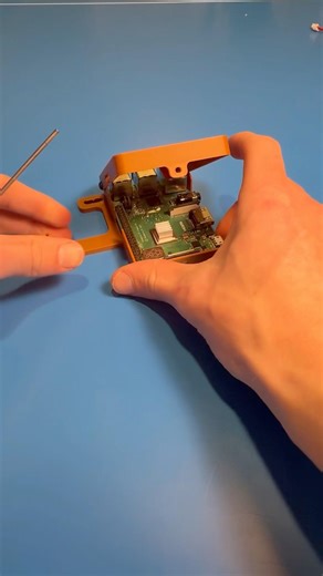 3D PRINTED Raspberry Pi Cooling Case | Bambu Lab A1 | #electronic #3dprinting #bambulab #electronics