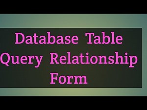 Create and Use database practical || Database || table || Form || Query || Relatioslnship practical