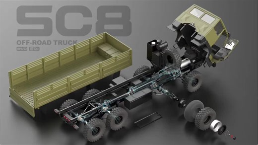 Crossrc SC8: The Ultimate 1/12 8x8 RC Truck Experience