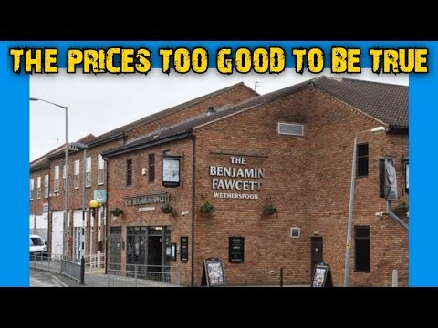 I was shocked by how cheap this wetherspoons was - The Benjamin Fawcett - Driffield Yorkshire