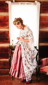 1.3M views · 24K reactions | Getting dressed in the #18thcentury So many layers! #historicalfashion | Bella Mae's Designs | Facebook