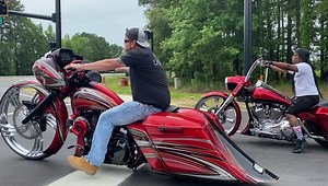 6.5K views · 106 reactions | A few clips from today’s ride. What a great turn out. S/O to @thee_boujee_one and @dopegirl_nae for putting it all together and for the delicious brunch. @cmcdcutz for hosting the spot. Al’s Jump World for the support. && special thanks to everyone who came out to support us celebrating these awesome dads. | Camtech Custom Baggers | Facebook