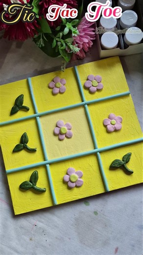 ​Most Creative Tic-Tac-Toe Game Ever! ✨ #diycrafts #diy