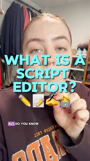 What is a script editor? #getintofilm