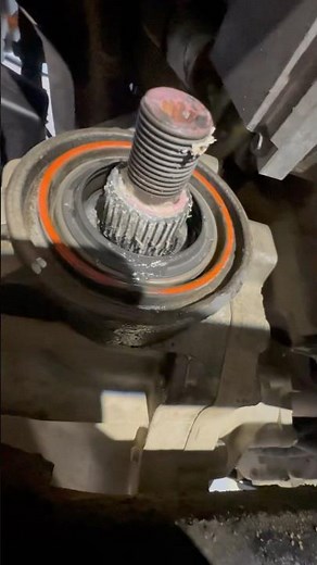 Leaking front diff pinion seal. #automotivetechnician #automobile #automechanic #cars #racecar #diy