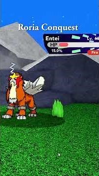 Entei na dziko w Roria Conquest #pokemon #legendarypokemon g #roblox #pokemonroblox