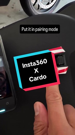 Quickly Pair Your Cardo and Insta360 X5 Camera
