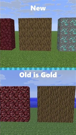 Old vs New Things in Minecraft! #shorts #minecraft