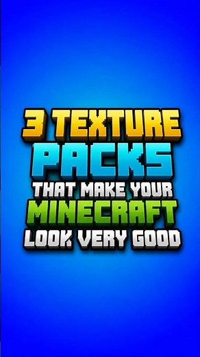 3 BEST Minecraft Texture Packs You NEED! (Bare Bones + More)