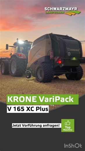 Vereinbare jetzt deinen Vorführtermin für die Krone VariPack V 165 XC Plus! Verkauf@schwarzmayr.at #landtechnik #krone #schwarzmayr_landtechnik | Schwarzmayr Landtechnik GmbH