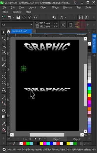 Coreldraw Tutorial - Graphic Text Effect