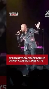 Peabo Bryson, voice of Disney classics, dies at 75